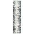 thumbnail image 3 of Unique Loom Serenity Shag Collection Area Rug - Vigie (2' x 8' Runner White/Gray), 3 of 9