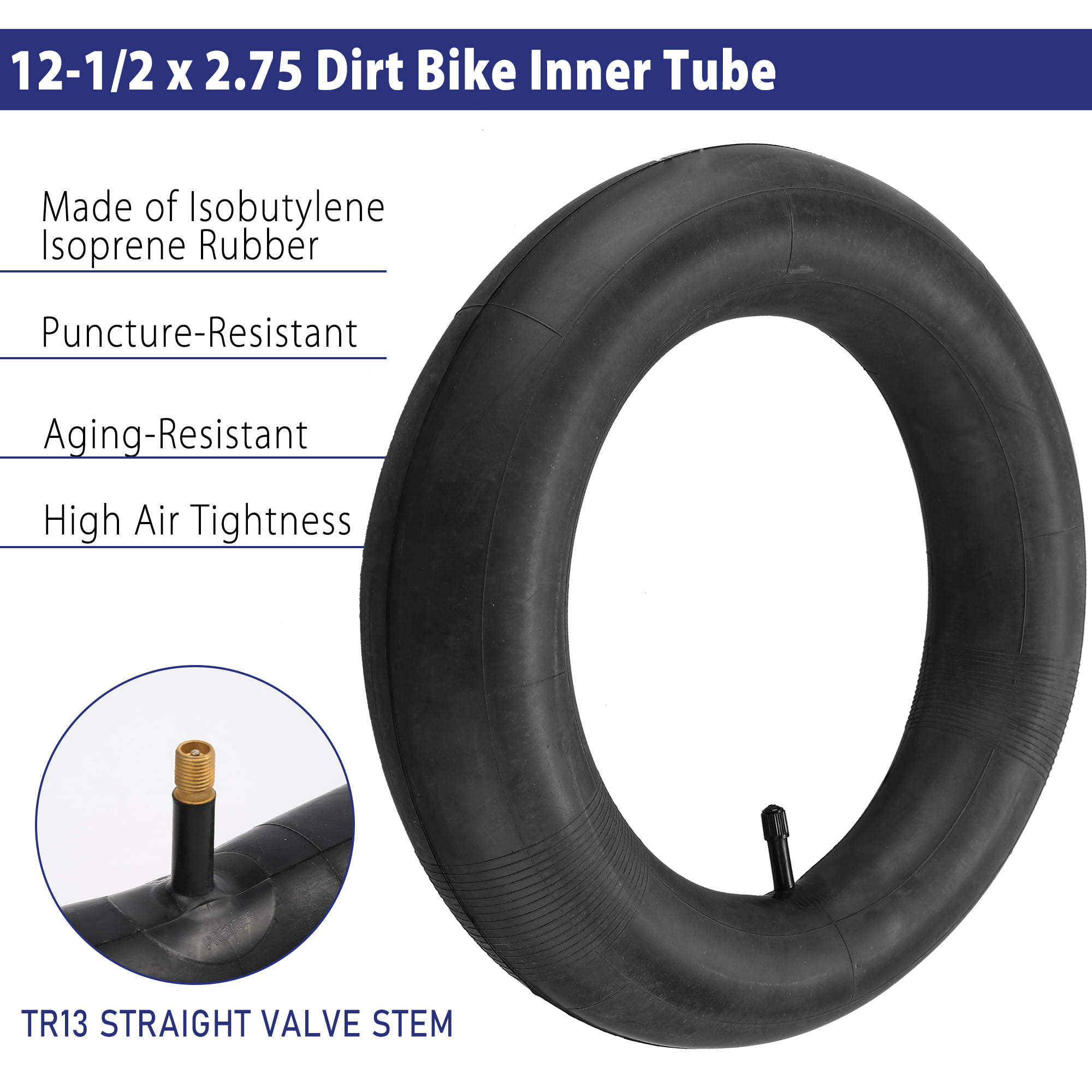 Inner Tube for Razor Dirt Rocket MX125 Dirt Bike Tire 12 1/2"x 2 1/4" 12.5x2.25 