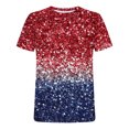 thumbnail image 5 of Gamivast Patriotic American Flag for Men T Shirt Vintage Vertical Painted Graphic Short Sleeve Crewneck Casual Fit Summer Independence Day Holiday Shirts Tops Tees, 5 of 5