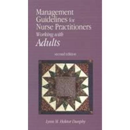 Pre-Owned Management Guidelines for Nurse Practitioners Working with Adults (Paperback) 080361117X 9780803611177