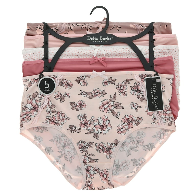 Laura Ashley Plus Sz 2X Underwear Lingerie Briefs Panties Polka dot Floral