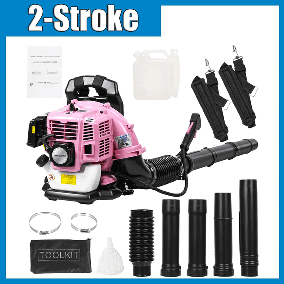 Floseru 52CC Gas Leaf Blower Backpack 550 CFM 2 Stroke Ergonomic Harness System 200 MPH Low Vibration and Cruise Control Powerful Gas Blowers for Lawn Yard Care Gifts for Dad