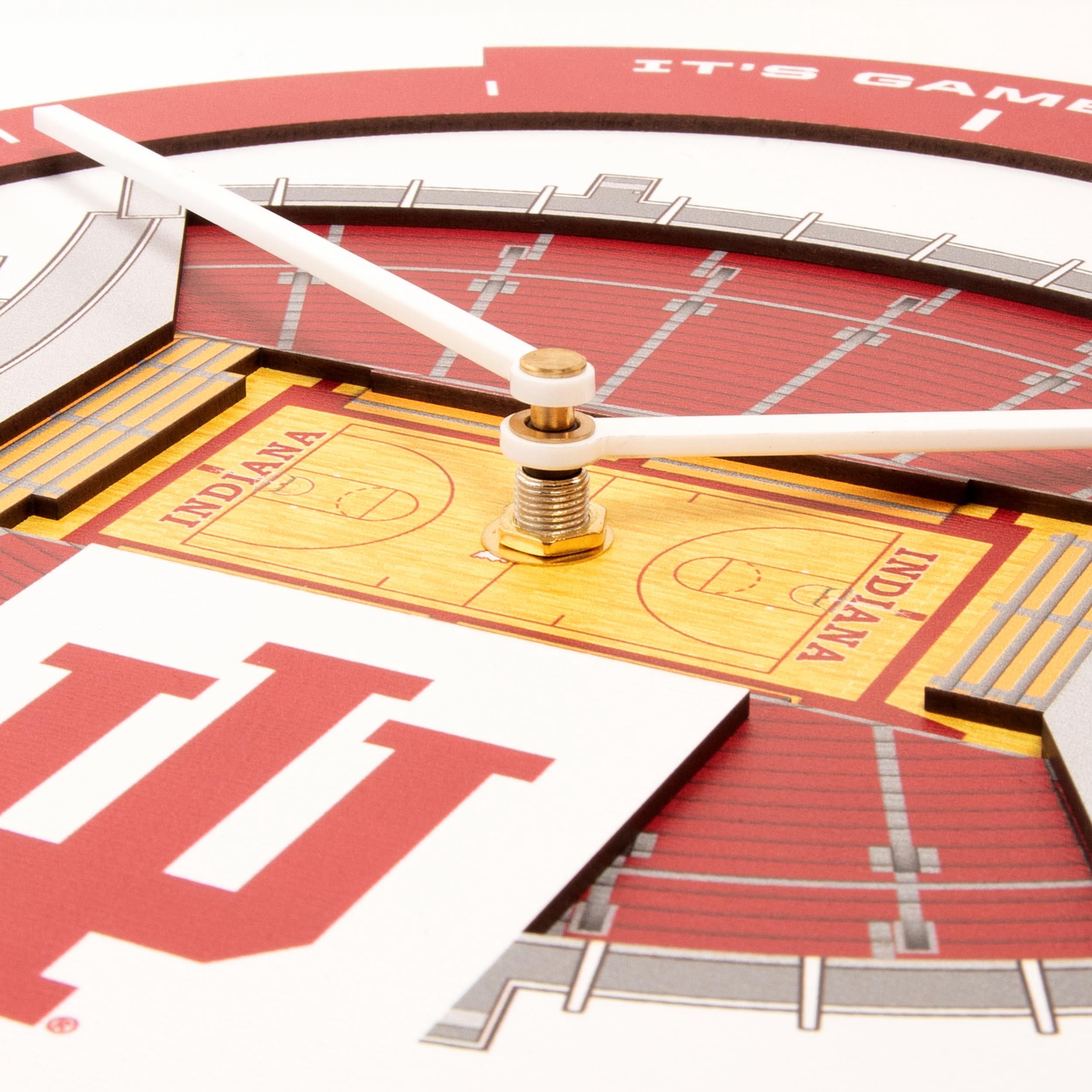 YouTheFan NCAA Indiana Hoosiers Stadiumview 3D Wall Clock