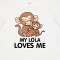 thumbnail image 4 of Inktastic My Lola Loves Me Boys or Girls Baby T-Shirt, 4 of 5