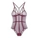 thumbnail image 2 of Trajes de lencería de peluche para mujer Body de encaje de una pieza Ropa de dormir XL Púrpura SG Yuyangstore Ropa interior de encaje de una sola pieza, 2 of 8