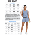 thumbnail image 6 of NELEUS Womens Workout Athletic Tank Tops Loose Fit Crop Tops Mesh Breathable Sleeveless Yoga Shirts,Blue,US Size XL, 6 of 11