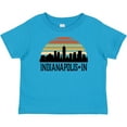 thumbnail image 3 of Inktastic Indianapolis Indiana Skyline Retro Boys or Girls Baby T-Shirt, 3 of 5