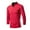 Red, variant on safuny Men's Casual Cotton Slim Basic Tops Big&Tall Fashion Long Sleeve Shirts Outwear Sports Solid Color Pullover V Neck Sweatshirts Black L