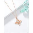 thumbnail image 5 of Celtic Witches Knot Necklace 925 Sterling Silver Rose Gold Nudo de Bruja Plata 925 Original Collar with Moonstone Witchy Jewelry Gift for Women Mom Her, 5 of 10