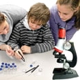 thumbnail image 4 of Biology Microscope Kit Lab LED Home School Science Educational Toy Gift Refined Biological Microscope For Kids Children, 4 of 6
