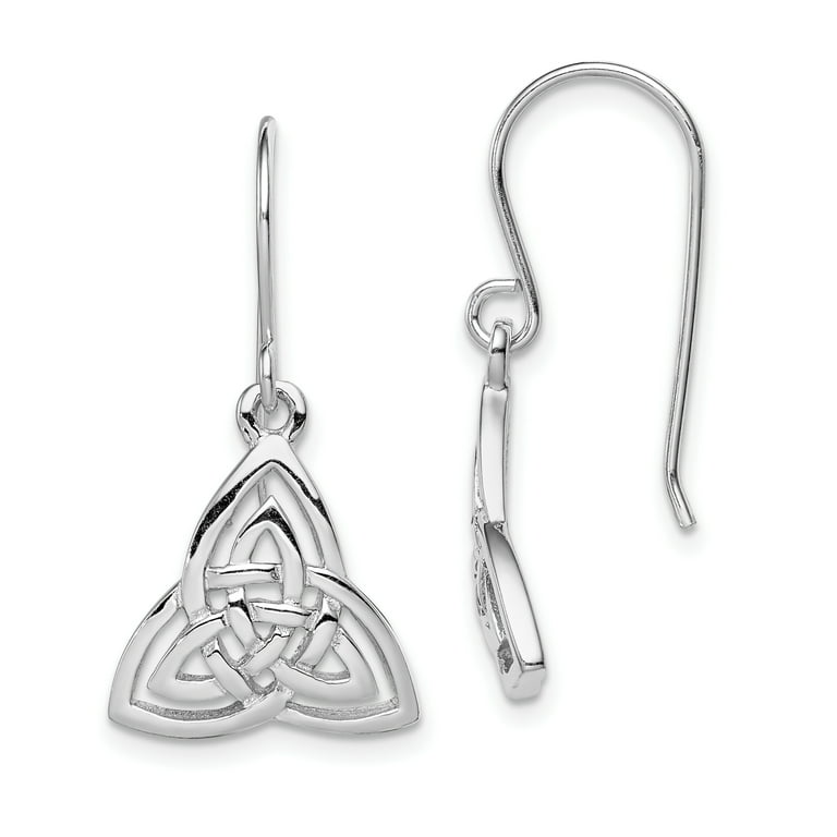 Celtic knot dangle earrings deals