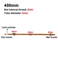 thumbnail image 1 of Household Air Compressor Part 9mm Thread Exhaust Tube Long-Lasting Performance Smooth Operation Sturdy Aluminum Material 400mm, 1 of 8