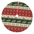 thumbnail image 1 of Faldas para árbol de Navidad a cuadros de 48 pulgadas, gruesas, para decoración navideña de invierno, para decoración rústica de Navidad, 1 of 8