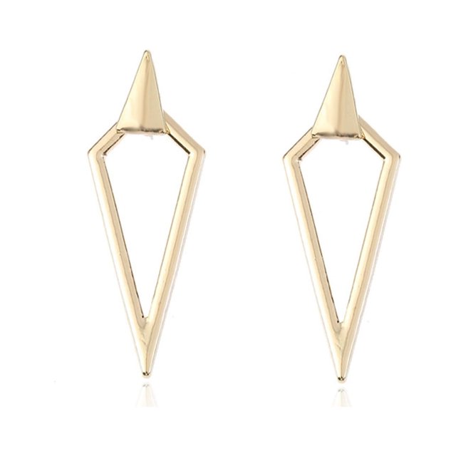 Fiudx Pendientes con Personalidad, Diseño Único de Hoja de Doble Cara, Malla Irregular, Impresionantes Detalles de Diamantes, Elegante Declaración de Moda, Regalo para Seres Queridos, Accesorio Llama