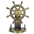 thumbnail image 1 of European Style Boat Steering Wheel Stern Rudder Model Handicraft Home Desktop Decor Ornaments, 1 of 9
