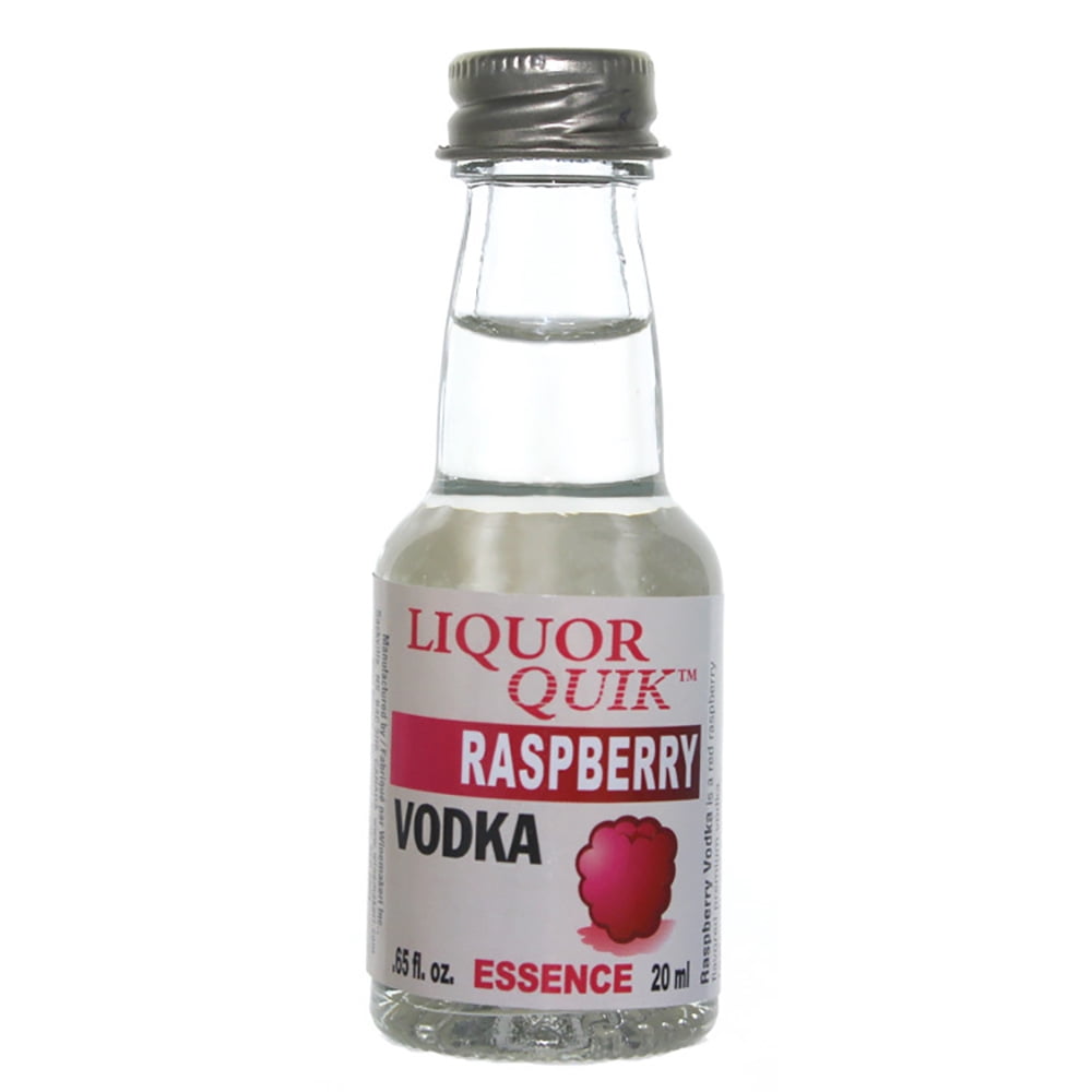 Liquor Quik Natural Vodka Essence 20 mL (Raspberry Vodka) - Walmart.com ...