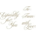 thumbnail image 5 of Spellbinders Glimmer Hot Foil Plate-Copperplate Script Gift Tags, 5 of 5