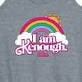 thumbnail image 3 of Barbie The Movie - I Am Kenough Rainbow Clouds - Women's Racerback Tank Top, 3 of 5