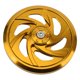 thumbnail image 5 of Cubierta del ventilador de refrigeración del motor de la motocicleta, decoración, regalo, accesorios de fácil instalación Oro, 5 of 8