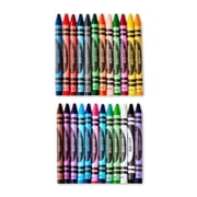 Pen+Gear Assorted Color Washable Crayons, 24 Count