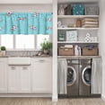 thumbnail image 3 of LALILO Kitchen Curtain Valance Collection Borders Ethnic Aztec Rod Pocket Window Curtain 52"x 18" Set of 2, 3 of 7