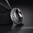 thumbnail image 4 of Mens Anxiety Rings Fidget Rings For Men Women Chain Spinner Rings For Kids Teen Titanium Steel Rings, 4 of 5