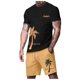 thumbnail image 1 of Playeras Negras Para Hombre Algodon, Camiseta De Manga Corta Con Cuello Redondo Y Estampado A La Moda Para Niñas Y Niños, Camiseta Holgada De Verano, Camisetas Casuales, 1 of 5