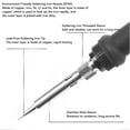 thumbnail image 4 of Soldering Iron Kit,  Tip Soldering Iron Station Ergonomic Handle US Plug 90-110V High Temperature Resistant  for Construction Engineering, 4 of 7