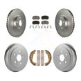 thumbnail image 1 of Transit Auto Front Rear Coated Disc Brake Rotors Ceramic Pads and Drum Kit for Car Toyota Corolla KGC-101990, 1 of 11