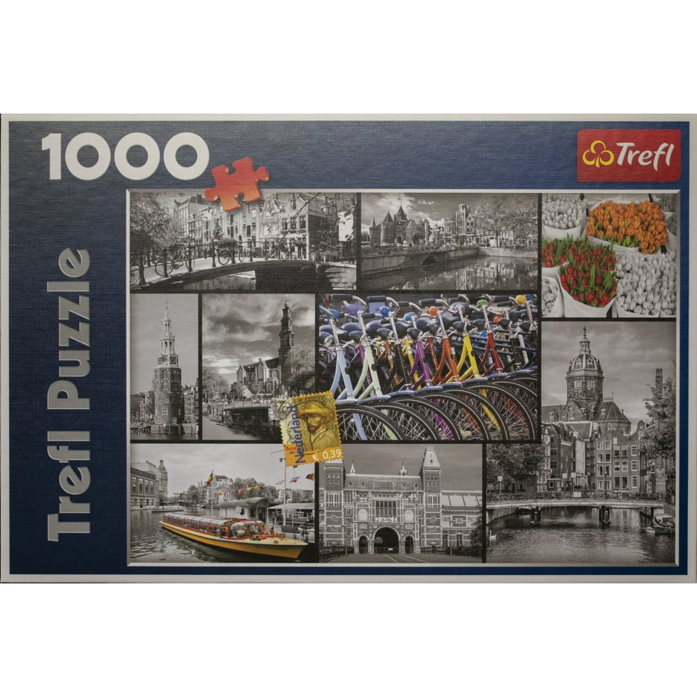 Trefl Jigsaw Puzzle Amsterdam Collage (1000 Pieces)