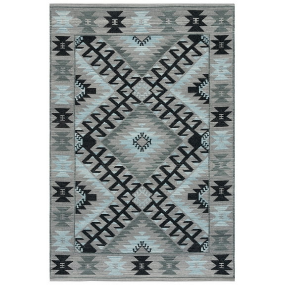 SAFAVIEH Kilim Vasiliki Tribal Area Rug, Grey/Black, 8' x 10'