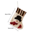 thumbnail image 2 of Navidad calcetín chimenea pared interior árbol de Navidad colgante pelusas fiesta atmósferas Festival Año Nuevo decoración bolsa Kits de decoración para fiestas Muñeco de nieve tipo 1 Bearachild HA069817-02B, 2 of 6