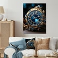 thumbnail image 2 of Designart "Opulent Timepiece Clock I" Watches Metal Art Living Room, 2 of 5
