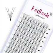 Volume Eyelash Extensions FADLASH Premade Fans Lash Extension 0.07 0.10 Voulme Fans C D Curl Soft|Optinal 3D-20D Single Length 8-20mm (5D-0.07-C, 13mm)