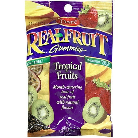 Dare Tropical Fruit Gummies, 6.4 oz (Pack of 12)