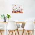 thumbnail image 5 of Fall Farm Plant Canvas Wall Art Orange Pumpkin and Flower with Maple Leaf Wall Art for Living Room Bathroom Bedroom Rustic Vintage Wooden Board Picture Wall Decor Framed Wall Art,16x12 Inches, 5 of 5