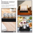 thumbnail image 4 of 3PCS Milk Tea Cup Holders Portable Coffee Cup Beverage Bottle Packing Trays, 4 of 9