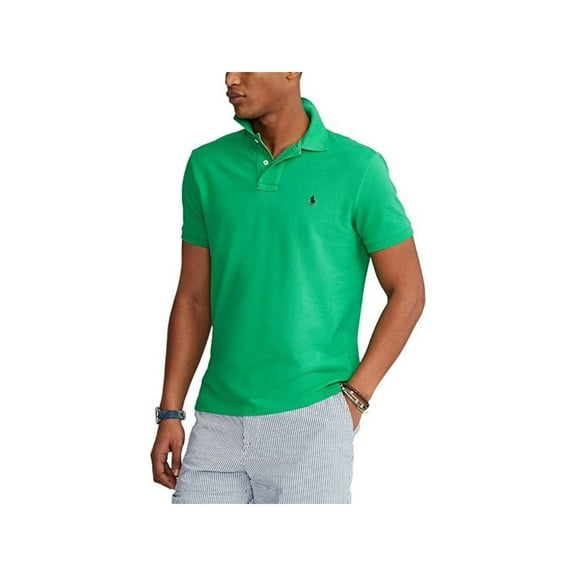 POLO RALPH LAUREN Mens Green Short Sleeve Classic Fit Stretch Polo M