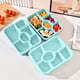 thumbnail image 5 of Pisexur Batería de cocina Lonchera de trigo con seis compartimentos, paja de trigo con tapa, caja para refrigerios, caja para conservar frutas, platos para refrigerio para la cocina del hogar, 5 of 6
