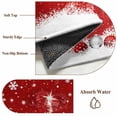 thumbnail image 6 of Round Area Rugs Collection 4 Ft, Red Christmas Non-Slip Residential Carpet, Snowflake Xmas Tree Ball Winter Modern Abstract Art Indoor Crawling Mats Runner Rugs for Living Room/Dining Room/Bedroom, 6 of 8