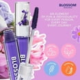 thumbnail image 5 of Blossom Beauty in Bloom Colored Volumizing Mascara Crystal  Iridescence Lip Gloss Purple Set, 5 of 5