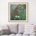 thumbnail image 2 of Póster enmarcado - Gustav Klimt - Garden Sunflowers Dimensión LxA: 20cm x 20cm, Marco: Roble esquí esquí Gafas de esquí, 2 of 5