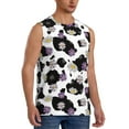 thumbnail image 2 of Daiia Daisies Flowers Printed Men's Tank Tops,Casual Soft Sleeveless Gym Muscle Shirts Bodybuilding Tee-3X-Large, 2 of 8