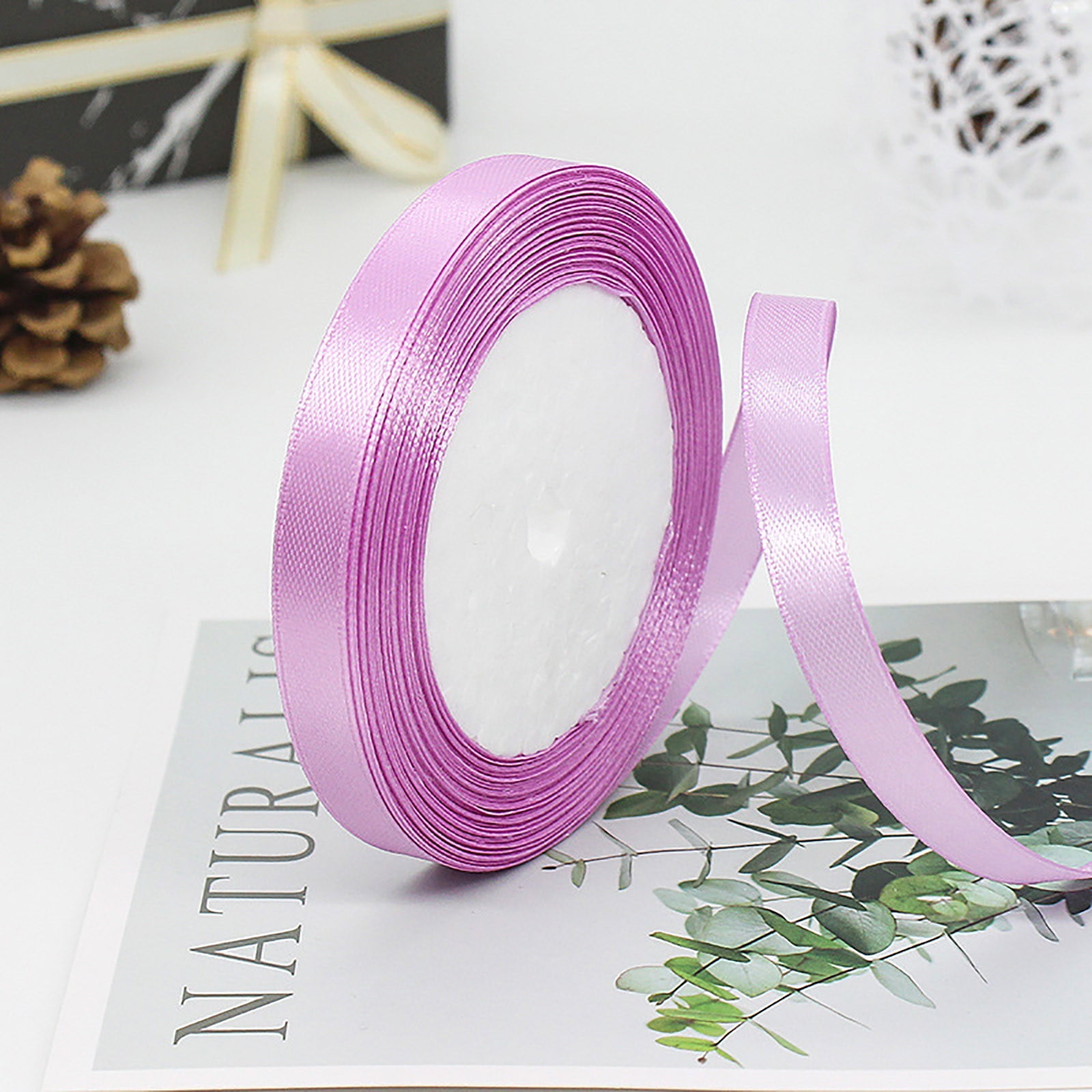 WOXINDA Caring For Women Vermicelli Ribbon Gift Wrapping Ribbon
