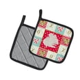 thumbnail image 2 of Carolines Treasures CK5377PTHD Silver Fantail Pigeon Love Pair of Pot Holders, 7.5HX7.5W, multicolor, 2 of 4
