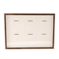 thumbnail image 2 of jifeng Medal Display Shadow Box Frame Collectible Wood for Insignia Pins Gymnastics Walnut Color A3, 2 of 9