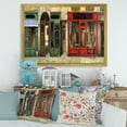 thumbnail image 3 of Designart 'Red Facade of Charming Shop In Paris Street II' French Country Framed Art Print, 3 of 4
