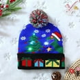 thumbnail image 6 of Christmas Themed Light Up Beanie with LED Lights Xmas Gift for Kids Adult, 6 of 7