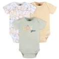thumbnail image 1 of Gerber Essentials Pañalero conjunto body bebé amarillo blanco verde algodón, 1 of 5