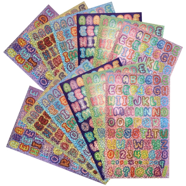 BEADCEST Letras Y Números Adhesivos Para Manualidades Y Duraderos Seguros
